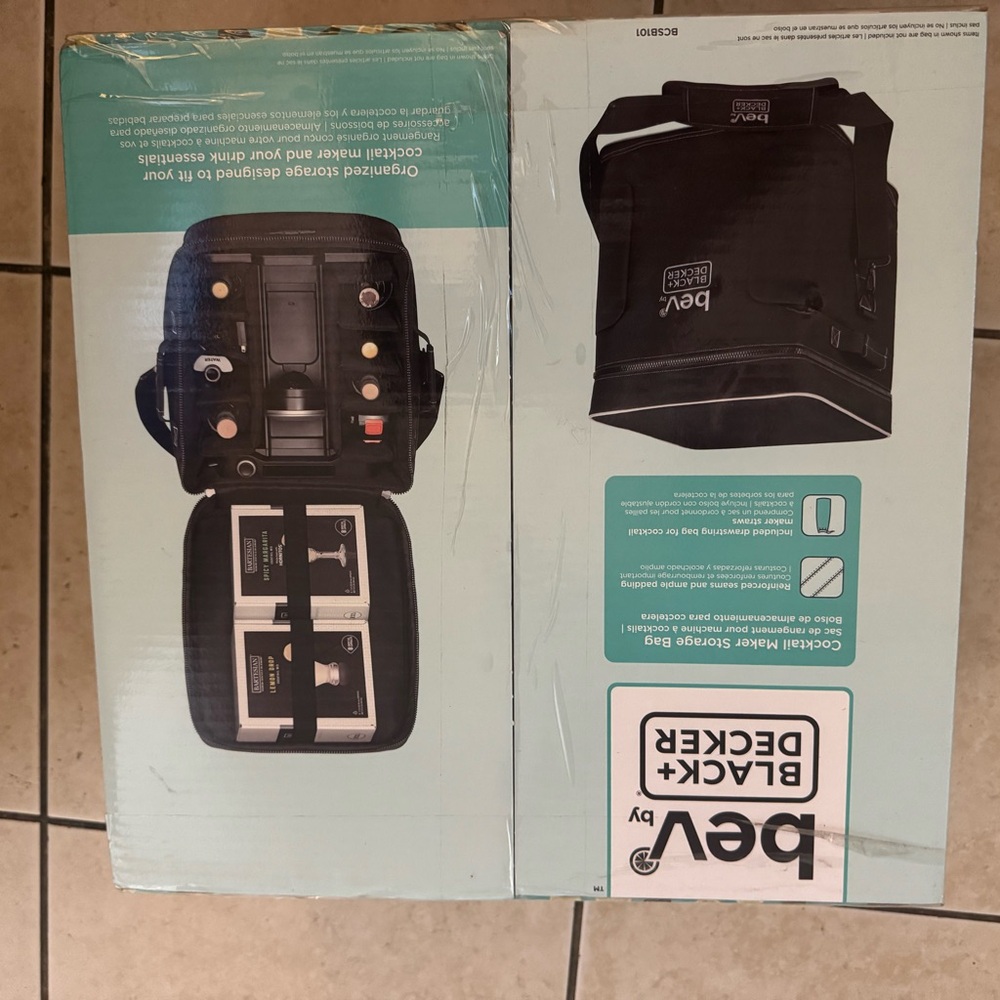 Black & Decker Bev Cocktail Maker in Black